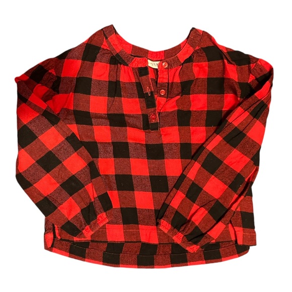 GAP Buffalo Plaid Blouse - Picture 3 of 5